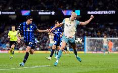 Kết quả cúp C1 châu Âu đêm qua: Man City bị Inter Milan cầm hòa