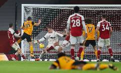 Biến động tỷ lệ kèo Arsenal vs Wolves, 2h45 ngày 25/2