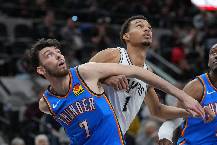 Nhận định bóng rổ Oklahoma City Thunder vs San Antonio Spurs, 02h30 ngày 26/12: Nhà vua đòi nợ