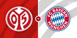 Tỷ lệ kèo nhà cái Mainz vs Bayern Munich mới nhất, 2h45 ngày 2/2