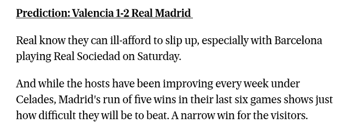 Dự đoán Valencia vs Real Madrid (3h 16/12) bởi chuyên gia Joe Krishnan