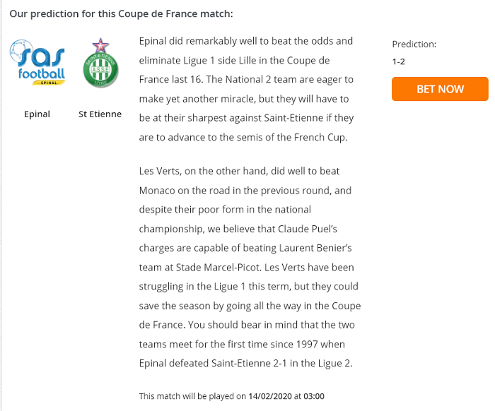 Epinal vs Saint-Etienne (3h 14/2): Cái kết không có hậu?