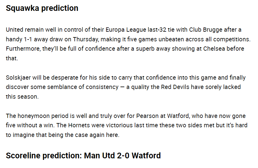 Dự đoán MU vs Watford (21h 23/2) bởi chuyên gia Chris Smith
