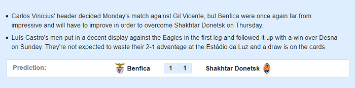 Benfica vs Shakhtar Donetsk (3h 28/2): Loạt con số biết nói
