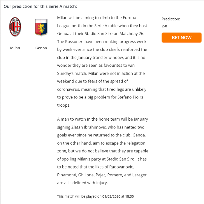 AC Milan vs Genoa (21h 8/3): Gió đổi chiều