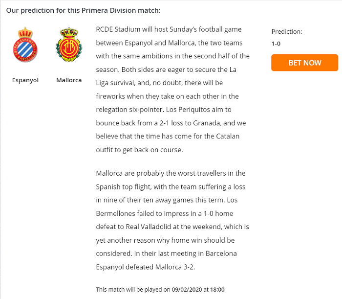 Espanyol vs Mallorca (18h 9/2): Khách yếu bóng vía