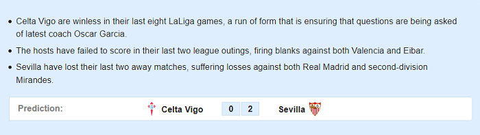 Celta Vigo vs Sevilla (0h30 10/2): Vượt ải Balaidos?