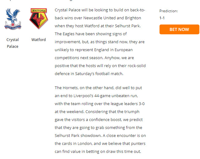 Crystal Palace vs Watford (22h 7/3): Đại náo London
