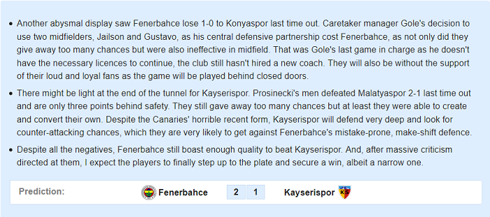 Fenerbahce vs Kayserispor (0h 21/3): Buồn ngủ gặp chiếu manh