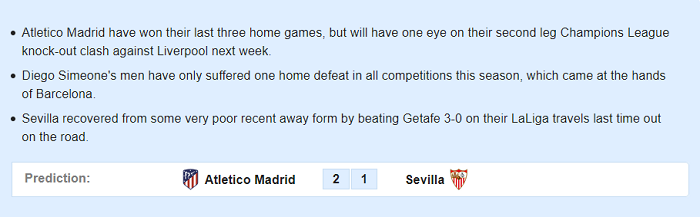 Atletico Madrid vs Sevilla (22h 7/3): Top 4 vẫy gọi