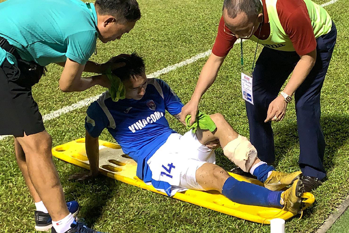 Nguyễn Hải Huy nói gì về chấn thương ở trận đấu với Hà Tĩnh?