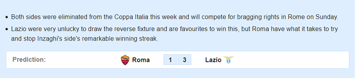 AS Roma vs Lazio (0h 27/1): Loạt con số biết nói