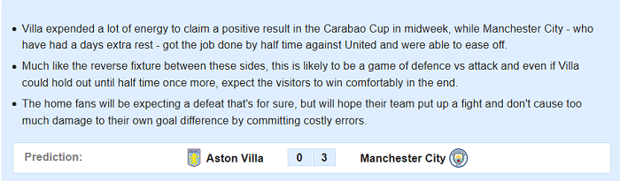 Aston Villa vs Man City (23h30 12/1): Còn nước, còn tát
