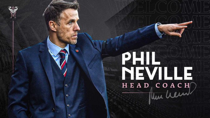 Neville đã trở thành HLV trưởng của đội bóng Mỹ Inter Miami do David Beckham làm chủ